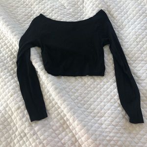 Wild Fable Cropped Long Sleeve Shirt